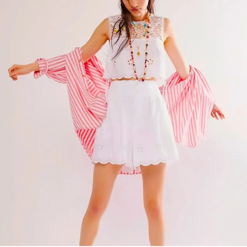 NWOT Free People How Sweet Short Set - Picture 2 of 6